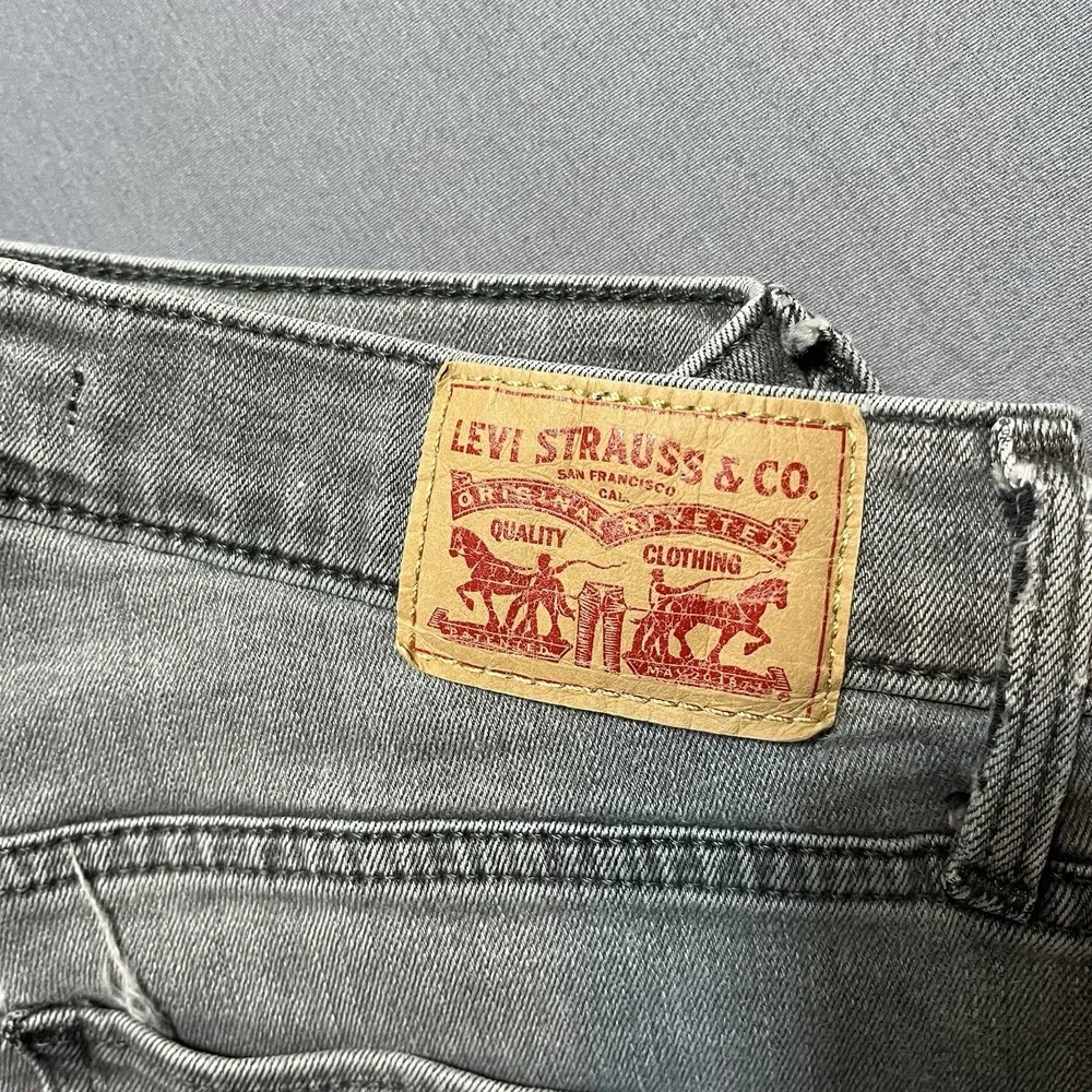 LEVI'S Womens 311 Shaping Skinny Jeans W28 Grey Cotton - Picture 7 of 7